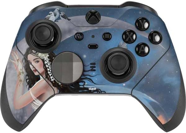 Skinit Decal Gaming Skin Compatible with Xbox Elite Wireless Controller Series 2 - Officially Licensed Nene Thomas Fairy on Moon with Birds by Nene Thomas Design