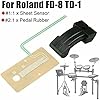 XHSESA Sheet Sensor Pedal Rubber Actuator For Roland FD-8 Drum Hi Hat Pedal Rubber Part Circuit TD4 9 11 15 17 #1