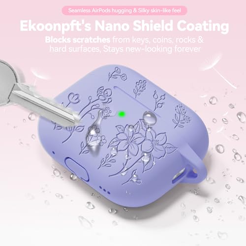 Image of for AirPods Pro 3 Case, Soft Silicone Airpod Pro Case Cover with Keychain & Cleaning Kit Compatible with AirPods Pro 3rd Generation 2025 for Women Girly, Anti-Scratch
