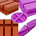 Moldes rectangulares de silicona para barras de granola, moldes para barras de...