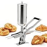 Dfdieratve Manuelle Cremefüllmaschine ±1g – 5L Behälter, Injiziert Marmelade, Schokolade, Erdnussbutter, Vanillecreme, Für Donuts, Eclairs, Krapfen,Gastronomie, Bäckerei Longbeak