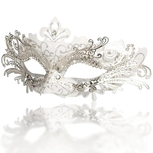 CUEMOON Maskerade Maske Karneval Dekorationen Venezianische Masken für Frauen für Halloween Karneval Party Kostüm