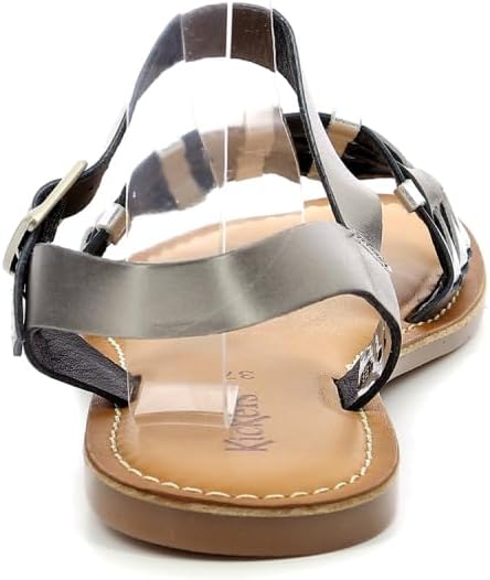 Womens Black Kickers Kick Lo Mono Flat Shoes