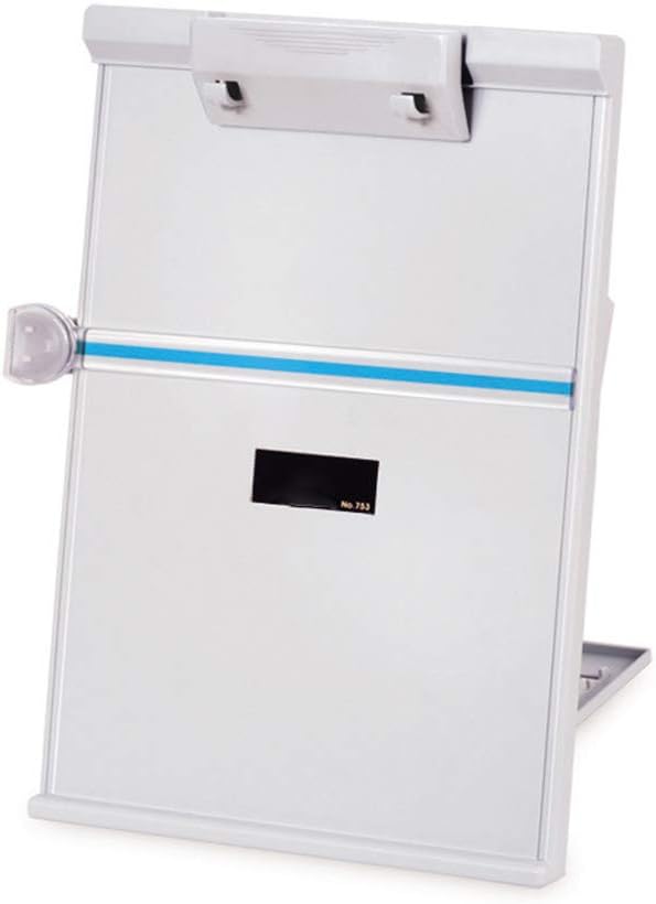 minansostey Plastic Adjustable Computer Document Holder Book Rack Stand Reading Typing Frame