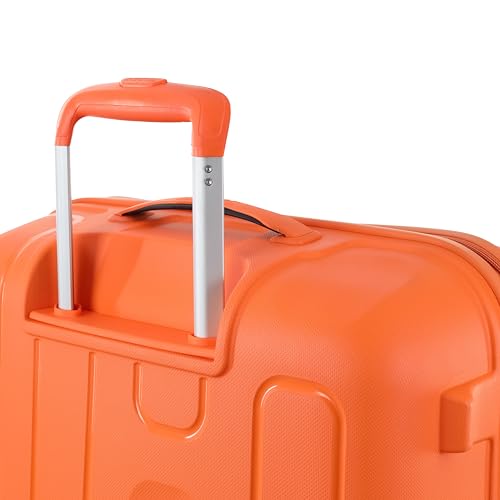 Image of American Tourister Ivy 2.0 | Large Size Check-in Trolley Bag (79 cm) | 360 8 Wheel Travel Luggage | Hard Case Polypropylene (PP) Suitcase | Combination Lock | Tan Orange