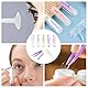 VZU 6 Stück Kontaktlinsen Einsetzhilfe,Kontaktlinsen Entfernen,Kontaktlinsen Inserter Remover,Kontaktlinsen Sauger,Kontaktlinsen Entferner Remover mit Saugnapf Bunte Contact Lens Tweezers