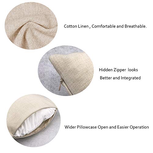 Xihomeli A1 Geometry Theme Cotton Linen 16X16 Inch Throw Pillow Covers Triangle Circle Sun Mountain Pattern Cushion Case Set Of 4 Colorful Geometric Pillowcase thumb #5