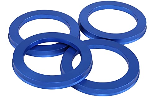 Image of 87.1 to 108 Hub Centric Rings (Pack of 4) Aluminium Alloy Wheel Center Rings Hubrings 108 to 87.1 ID=87.1mm OD=108mm