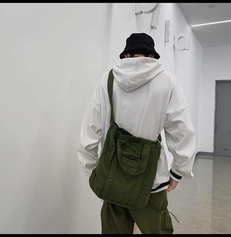 Vintage Canvas Crossbody Bag Women Y2K Fairy Grunge Tote Bag Aesthetic Purse Hobo Bag Hippie Handbag Emo Preppy Stuff