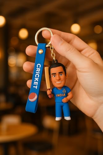 Image of Cute Cartoon Character Silicone 3D Key Chain with Strap Charm & Metal Hook, Merchandise Key Rings Gift for Kids Girls Boys Men & Women