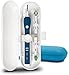 Produktbild Reiseetui für elektrische Zahnbürsten von Oral-B Pro Serie, Kunststoff, 2 Stück (Blau und Weiß)