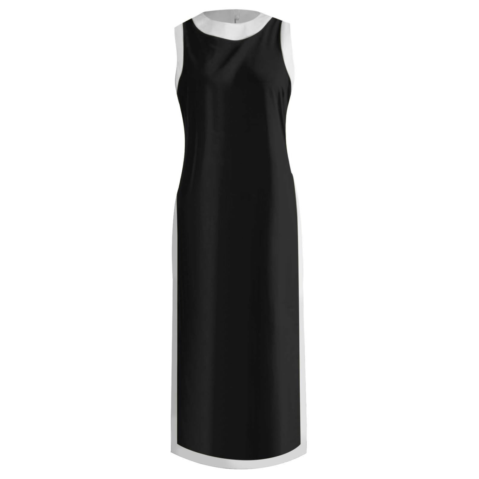 Combinaison d'été en lin pour femme, 2 pièces, col rond, débardeur et pantalon large avec poches, tenue de loisirs en coton, tenue respirante pour plage, voyage, bureau