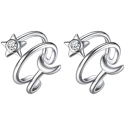 ChicSilver 925 Sterling Silver Ear Cuffs Cover