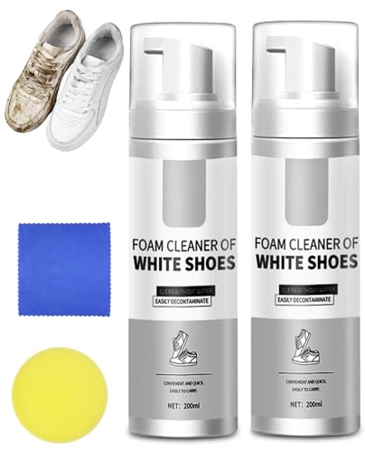 uracl Water-Free Foam Shoe Cleaner, Official Shoe Cleaner, 60-Second Shoe Refresh, For All Shoe Types & Materials (2pcs)