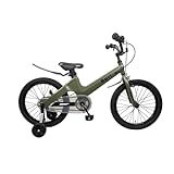 Eizer(アイゼル) 子供用自転車 4歳~10歳 超軽量マグネシウム合金 幼児用 補助輪付 男の子 女の子 プレゼント Ravi ラビ アーミー 18インチ