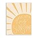 Stupell Industries You Are My Sunshine Simplistic Sun Beam Rays , Design by Heather McLaughlin