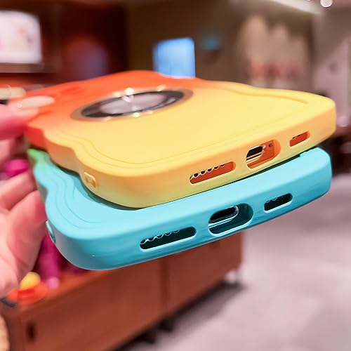 Housse de protection antichoc iPhone 14 avec étiquette de fuite dégradée - 6