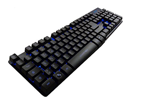 Teclado Gaming GK1 con mecanismo de pistones y retroiluminación de 7 colores
