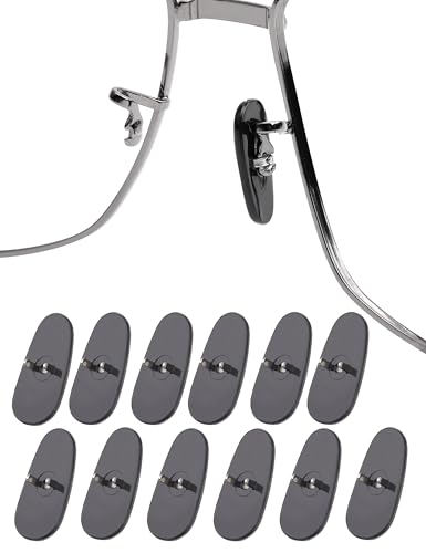 Image of Clear Soft Silicone Replacement Nose Pads for Ray-Ban Aviator RB3025 /RB3026 /RB3030 /RB3211 /RB3362 /RB3445 /RB4175