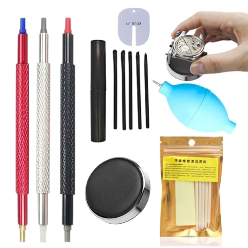 Herramientas de reparación de relojes | Herramientas de cuidado para relojes de pulsera - Kit de reparación y cuidado portátil preciso para reloj de pulsera y mantenimiento electrónico