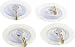 Griipa 3849 Clear Suction Hooks, 2-1/4-Inch, 4-pack