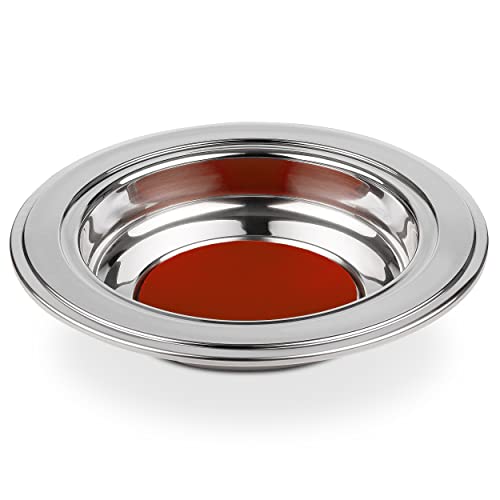 Steadfast Selections - Premium Stainless Steel Offering Trays & Plates for Church Collection