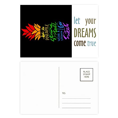 Tarjetas de agradecimiento PineFruit LGBT para recordar el día en que tu sueño se cumplió