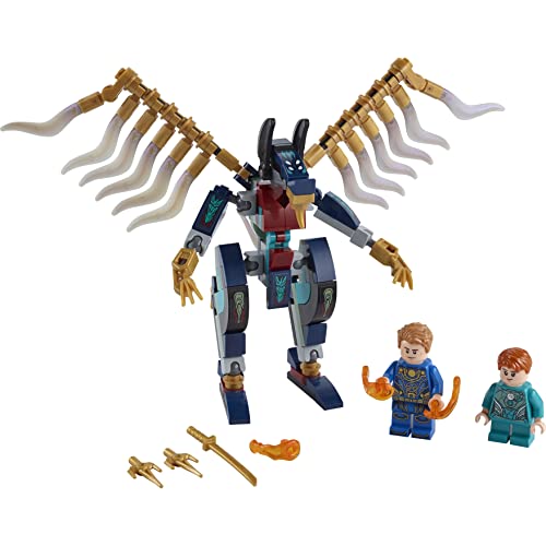 LEGO 76145 Marvel Luftangriff Der Eternals, Superhelden-Spielzeug für Kinder ab 7 Jahren, mit Deviant-Actionfiguren – Bild 3