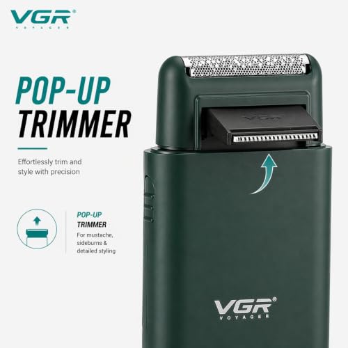 VGR V-390 Electric Shaver, Black - Image 5