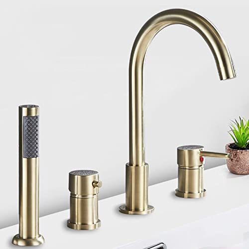 Mitigeur de bain-douche 4 trous avec douchette pour vos moments de détente - 2