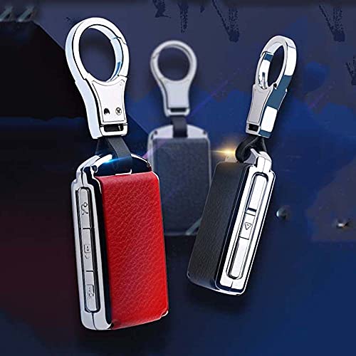 Housse de clé de voiture en daim compatible XC60 S60 S80 T6 - 6