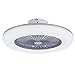 Niewidoczne wentylatory sufitowe ze światłem, wentylator wewnętrzny 80W LED 3 prędkości, wentylator do montażu podtynkowego Zdalne sterowanie (światło wentylatora sufitowego)