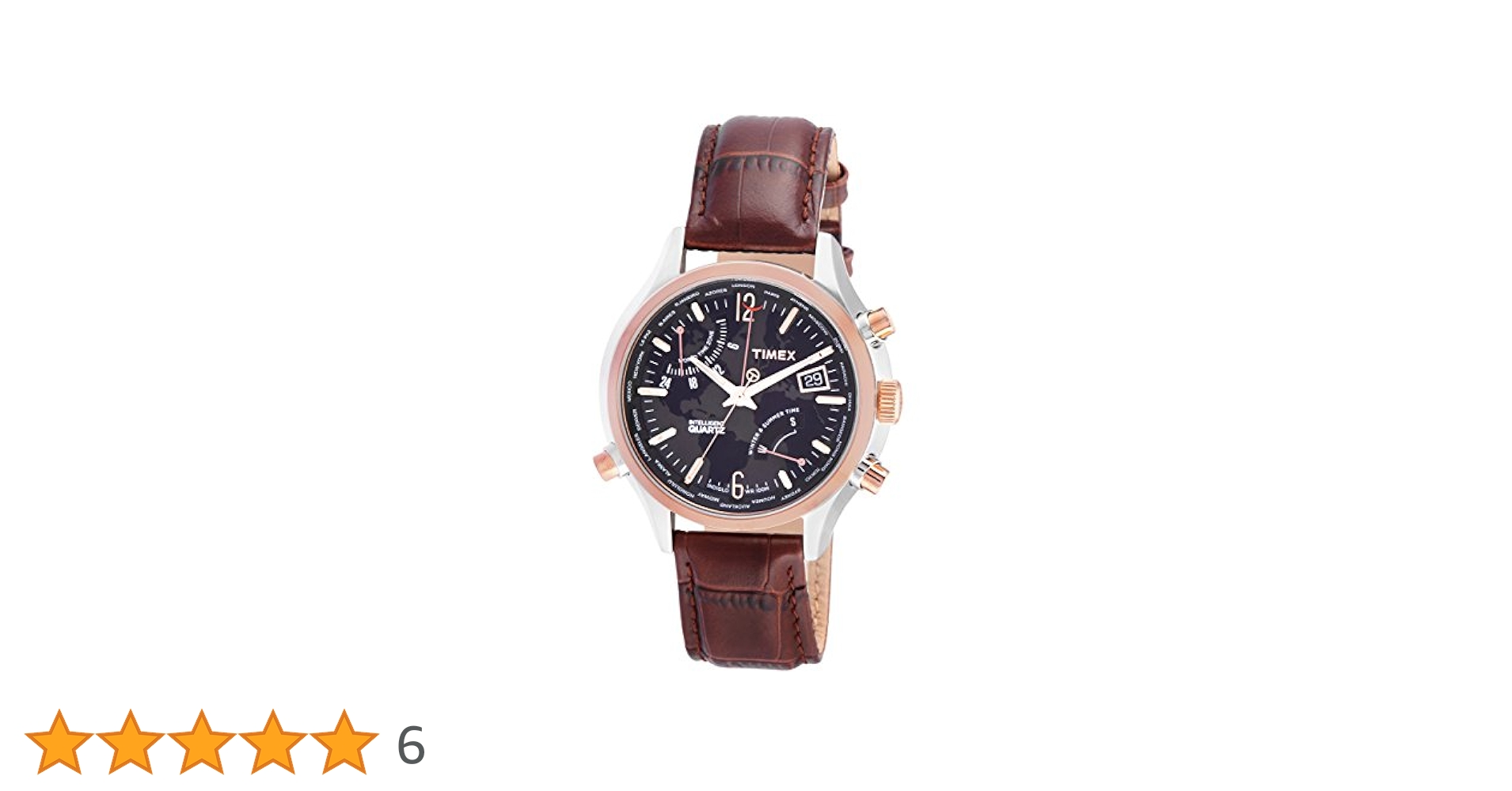 TIMEX インテリジェントクォーツ ワールドタイム 完動品 電池新品 TIMEX インテリジェントクォーツ ワールドタイム 完動品 電池