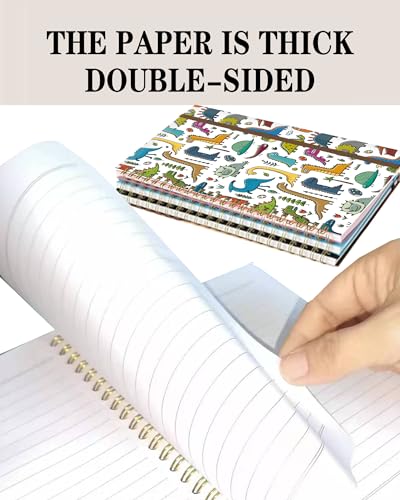 Joli carnet A5 DHGPTS à motifs dinosaures : l'idée cadeau utile pour homme et femme - 5