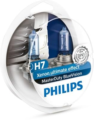 Philips MasterDuty BlueVision bombilla para coche H7 70 W Xenon PX26d   Bombilla para coches (H7, 70 W, Xenon, Low beam, PX26d)