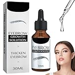 Eyebrow Thickening Liquid,Eyebrow Growth Serum,Eyelash Serum For Growth And Thickness,Eye Brow Oil,Eyeb-Row Care Serum,Brow Enhancer&Nourishing&Strengthening Solution,Thick And Natural Lashes,30ml