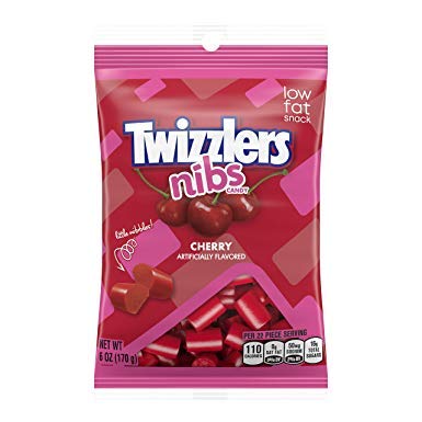 Twizzlers Soft Chewy Cherry Flavoured Nibs 170g (Pack of 1)