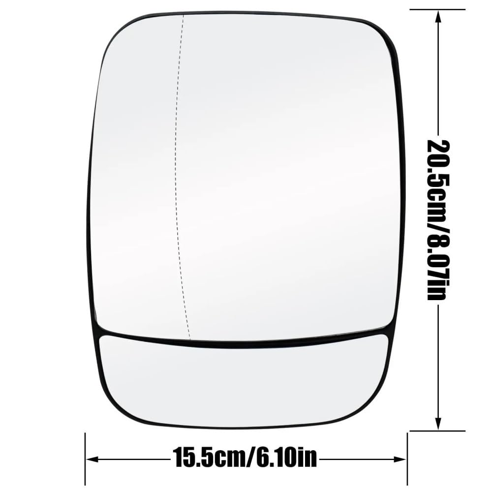 Para Fiat Para Talento 2016 2017 2018 2019 2020 Izquierdo Derecho Lado Cristal Del Espejo Retrovisor Calefactado Punto Ciego(Left Right)