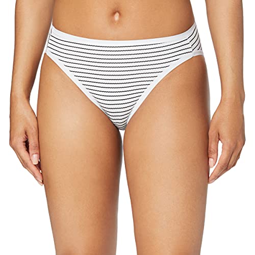 Image of Amazon Essentials Women's Cotton Stretch High-Cut Bikini Panty