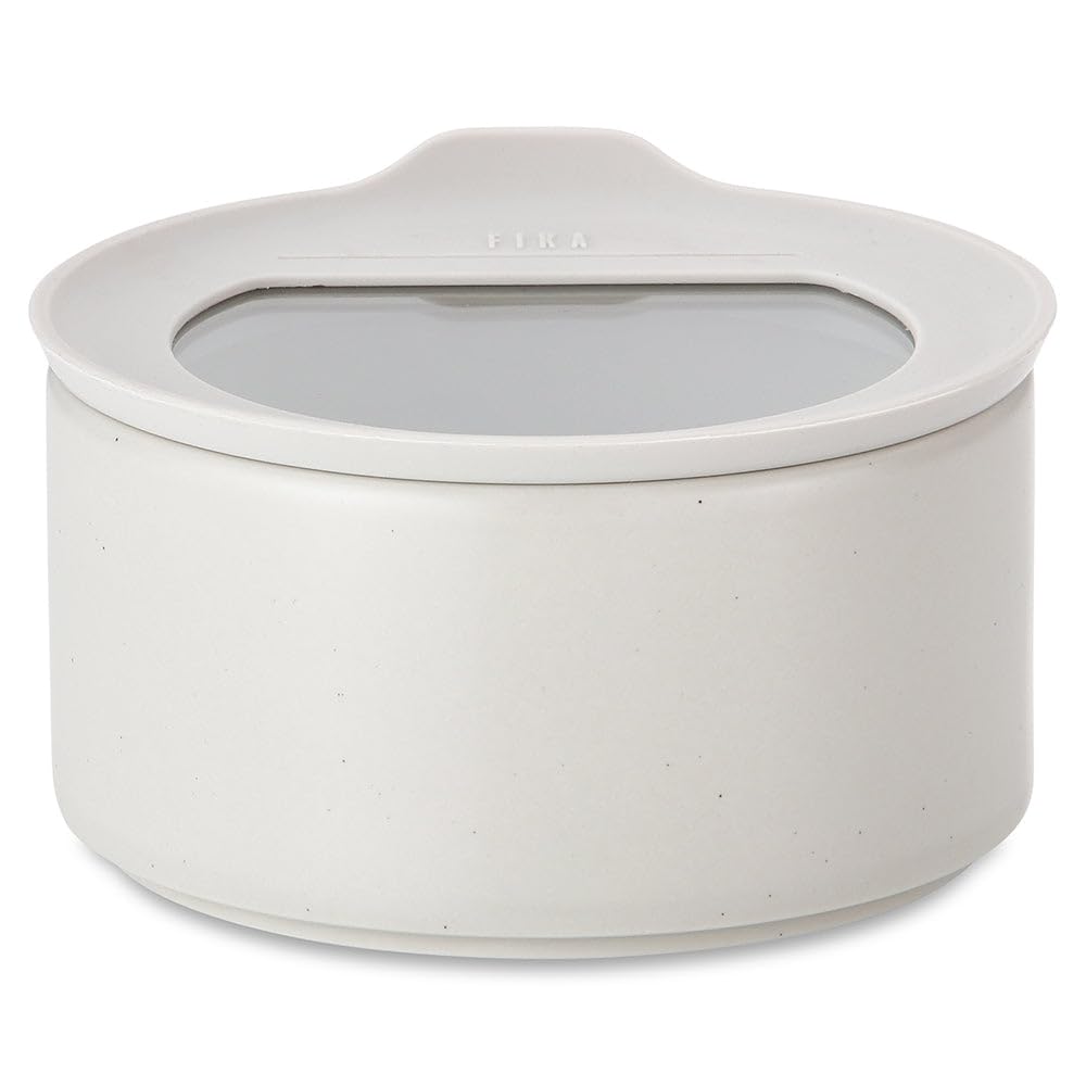 NEOFLAM FİKA One Seramik Saklama Kabı Buz Beyaz 600 Ml D-NEONE060-01
