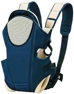 Baby Carrier Bag for 0 to 18 Month Baby, with 3 Carry Positions for 0 to 18 Months Baby, Max Weight Up to 12 Kgs (Dark Blue-Cream) Toddler