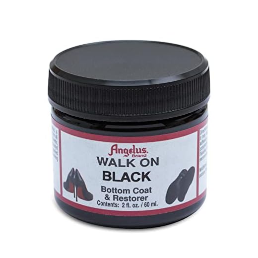 Angelus Walk on Black Paint Restorer - Restores and Colors Shoe Bottoms and Edges