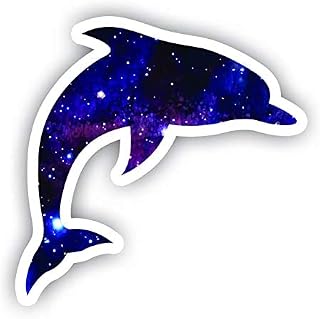 Dolphin Magnet Galaxy Collection Magnets Car Refrigerator Metal Sign Magnetic Vinyl 5"