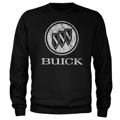 Sweat-Shirt Buick Distressed Logo idéal pour vos sorties en voiture ancienne et week-ends