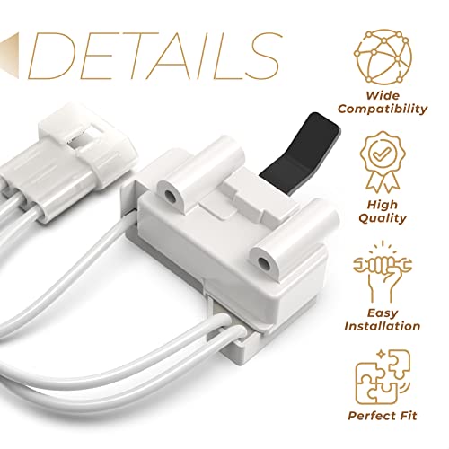 Antoble Dryer Door Switch For 3406109 3406107 Whirlpool, Kenmore, Sears, Maytag, Roper, Estate #TOP1