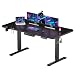 Migliori scrivanie gaming SANODESK Scrivania Gaming Regolabile 140x60 cm, Elettrica con Memoria e Promemoria Sedentarietà, Nero
