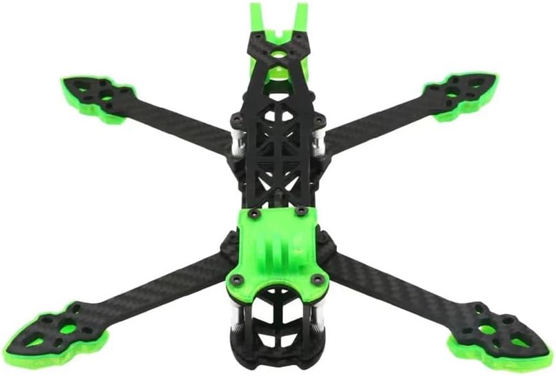 Fit for FPV Racing Drone RC Quadcopter DIY Freestyle with Print Parts 5 Inch 240mm Frame Kit 3K Carbon Fiber 5mm Arm(Frame with Print)