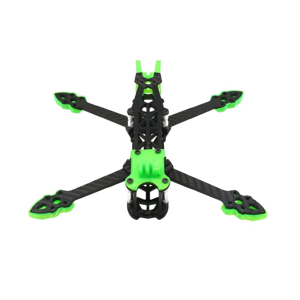 Adatto for FPV Racing Drone RC Quadcopter fai da te Freestyle con parti stampate Kit telaio da 5 pollici 240 mm Braccio in fibra di carbonio 3K da 5 mm(Frame only)