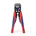 WORKPRO Abisolierzange 200mm Automatisch, Selbsteinstellende Crimpzange, Drahtschneider, Multitool zum Abisolieren für Kabel von 24-10 AWG (0,2-6mm²)