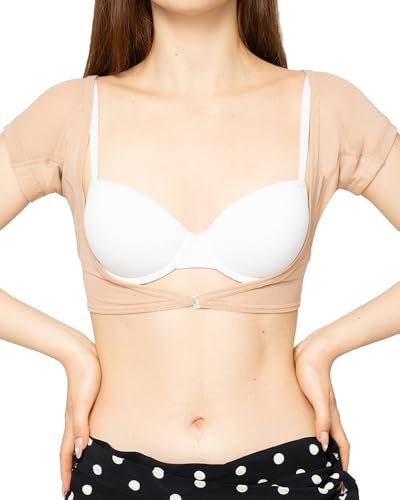Fibershirts® - Top Antisudore Donna - Canottiera Assorbente e Morbida - Protezione 100% Contro Macchie di Sudore - Gilet Antitranspirant - ArmPads Pro e Trattamento Silver